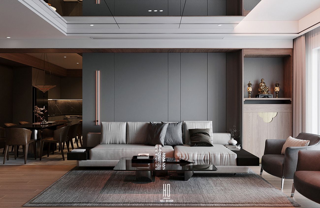  Thi công nội thất căn hộ Vinhomes Central Park – Nhà chị Trang